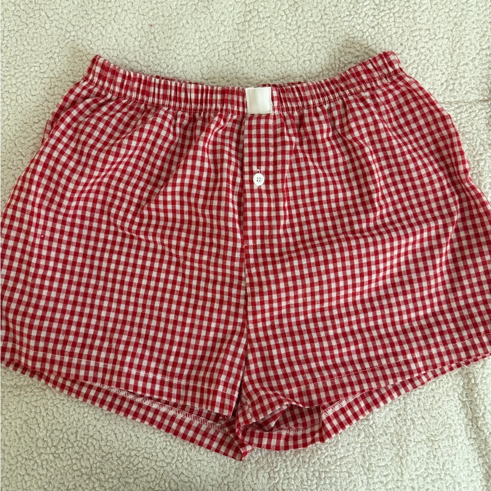 FINAL PRICE BEFOFE DONATION- 
Gingham boxer short